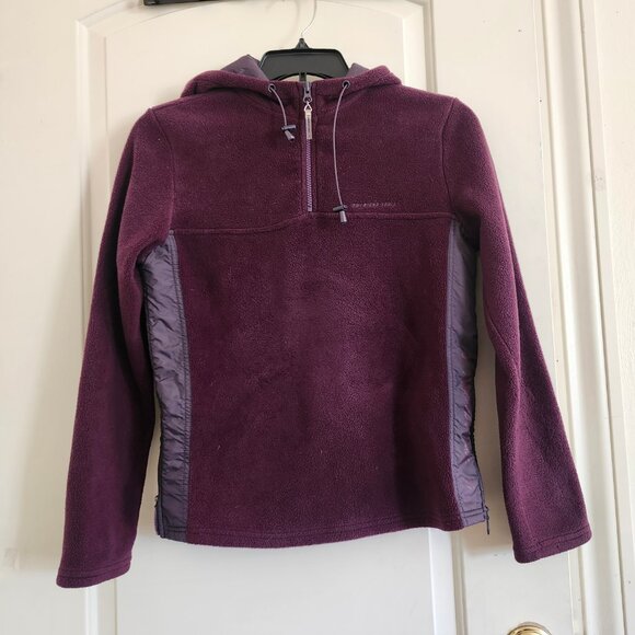 American eagle 1/4 zip fleece pullover y2k 2000's vintage purple sz M - Picture 9 of 10